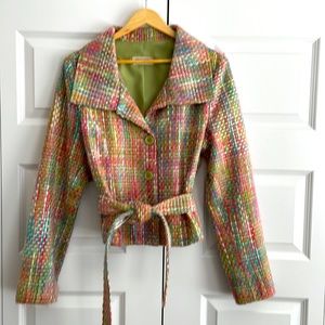 Colourful statement jacket